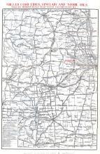 Madison Wisconsin to Decatur Illinois Region Map, Kane County 1928c